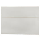 JAM Paper Enveloppes livret Stardream fini métallique à fermeture gommée, 5 1/4 x 7 1/4 po, blanc quartz, paquet de 50-Blanc quartz