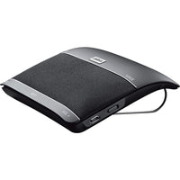 Jabra – Haut-parleur mains libres Freeway Bluetooth-Profitez d'un son clair et net avec 3 haut-parleurs et la technologie ambiophonique virtuelle