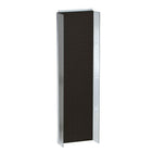 Azar Displays – Panneau d’accrochage à ailettes latérales, 16,75 larg. x 60 haut. (po), noir opaque (700356-BLK)-Comprend 2 ailettes en plastique transparent sur le côté mesurant 4 1/2 pouces de largeur, ainsi qu’un porte-affiche rectangulaire en acrylique