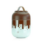 Minimal – Récipient alimentaire isotherme V2, 700 ml, chocolat-Ouverture large de 3 po, conception étanche, facile à transporter 