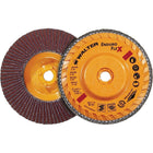 Walter Surface Technologies - Disque À Lamelles Enduro-Flex, 5po x 5/8po-11, Grain 80, Alumine De Zirconium, paquet de 4-Matériau abrasif Alumine de zirconium