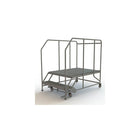 Plateforme de travail mobile de Tri-Arc, 2 marches, 20 x 48 po (WLWP123648SL)-Matériau du cadre : Acier