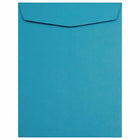  JAM Paper - Enveloppes Colourées pour catalogue à extrémité ouverte - 10 x 13 - bleu recyclé - paquet de 10-Couleur : enveloppes bleues pour catalogue ouvert.