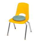 Bouncyband Coussin sensoriel Little Wiggle Seat, Argent-Flexible child size nubs on one side and small bumps on the other give a choice for just the right amount of tactile stimulation