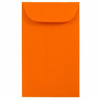 JAM Paper Enveloppes Colourées #3 Coin Commerciales - 2,5" x 4,25" - Orange recyclées - Paquet de 50-Couleur : Orange