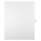 Mark Maker – Onglets séparateurs juridiques blancs, 1/25 onglets, format lettre, sans trous, numéro 63, 25/paquet-Onglets séparateurs blancs, 1/25 onglets