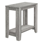 Monarch Specialties - 3380 Table D'Appoint - 22 po H/Gris Industriel-La table d'appoint rectangulaire est confectionnee a partir de sa texture d'aspect bois gris industriel.