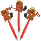 Merangue - Stylo Canada avec castor - paquet de 18-Stylo pliable