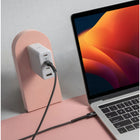 LOGiiX - Chargeur mural Power Plus 100W XL - Blanc-Dispose de 3 ports d'alimentation USB Type-C et d'un port USB-A à charge rapide