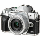 Olympus - OM-D E-M10 Mark IV avec kit d'objectifs M.Zuiko Digital ED 14-42mm F3.5-5.6 EZ - Corps argenté/objectif argenté-20.3 mégapixels