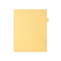 Mark Maker – Onglets séparateurs juridiques beiges, 1/26 onglets, format lettre, sans trous, lettre F, 25/paquet-Onglets séparateurs beiges, 1/26 onglets