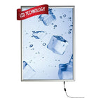 JJ – Cadre Snap rétroéclairé au DEL, 22 x 28 (LLEDSE2228S)-Cadre porte-affiche rétroéclairé