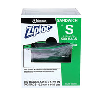 Ziploc â€“ Sacs professionnels pour sandwichs, bte/500 (SCJ70762)-Entreposer, protéger et transporter des aliments et d'autres articles