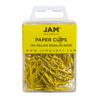 JAM PAPER - Colore norme 1" Trombones, Jaune, 2 Paquets de 100-Couleur jaune