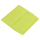 JAM Paper Enveloppes format livret de teinte claire avec fermeture gommée, 5 1/4 x 7 1/4 po, vert lime, 1000/paquet-Ouverture : latérale
