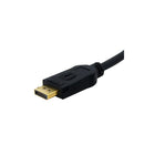 StarTech  Câble extension DisplayPort vidéo, 6 pi, mâle/femelle-Les connecteurs DisplayPort plaqués or à verrouillage assurent une expérience graphique de haute résolution ininterrompue