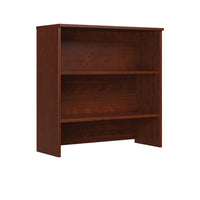 Sauder - Affirm Bibliothèque Huche à 2 tablettes - Cerisier Classique-2 tablettes fixes pour ranger dossiers importants, classeurs, fournitures de bureau