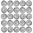 JAM PAPER - Trombones circulaires colores, Noir, 2 paquets de 50-Ces trombones colores sont parfaits pour organiser des papiers et des documents à la maison, à l'ecole ou au bureau !
