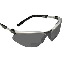 3M - Lunettes De Sécurité Bx Avec Verres De Lecture, Antibuée, Grise/Fumée, Dioptrie 2,5, paquet de 4-Dioptrie 2,5