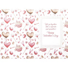 Rosedale Gold - Cartes de souhaits/Enveloppes - Joyeuse St-Valentin Humoristique - 5-1/2 po x 8 po - paquet de 6-Avec fini scintillant et métallique
