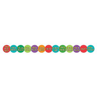 Hygloss 36' Die Cut Classroom Border, Be Your Best-Be Your Best est le thème positif de ces bordures de babillard attrayantes.