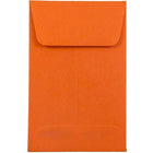 JAM Paper - Enveloppes à monnaie no 1, 2,25/8 x 3,5 po, orange recyclé Brite Hue, 1000/paquet-Enveloppes à monnaie