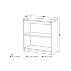 Bestar – Table motorisée à hauteur réglable, 24 po x 48 po, Antigua (65857-52)-Le bouton de commande est situé sur la bordure avant de la surface de travail pour un accès facile