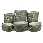 Paniers de rangement ronds, vert 66396DF-1