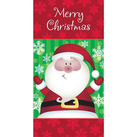 Carte porte-billet, Père Noël, 18/paquet-Imprimé sur papier cartonné couché de haute qualité