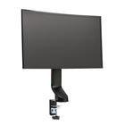 Kensington - Bras compact pour moniteur simple SmartFit - noir (55512)-Sa poignée de réglage à prise facile permet de régler rapidement et simplement la hauteur (9,4 po à 18,5 po) du moniteur, de le basculer et de l’incliner (+/- 10°), de le faire pivoter en mode portrait ou paysage (+/- 180°) et de le verrouiller en place
