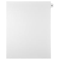 Markmaker - Intercalaires imprimes Legal, Blanc, 1/15th coupe, format lettre, sans trous, 25 tabs/PQT, 5 PQT/Boite, Numero 181-Intercalaires imprimes Legal