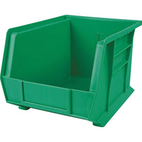 Kleton - Bac Empilable & À Suspendre, 8-1/4po La, 7po H X 10-3/4po P, Vert, paquet de 12-Capacité 50 lb