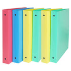 C-Line - Reliure à 3 anneaux, couleurs variées, 1 po, 6/ensemble (CLI31710)-En polypropylène durable