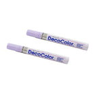 JAM Paper Marqueurs de peinture opaque à point large, Violet prune Pâle,  2 / paquet (526300PVa)-Couleur :  Violet pâle (Orchidée)