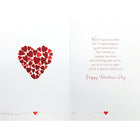 Rosedale Gold - Cartes de souhaits/Enveloppes - Joyeuse St-Valentin Soeur - 5-1/2 po x 8 po - paquet de 6-Avec fini scintillant et métallique