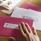 DYMO - 	Étiquettes d’adresse postale blanches autoadhésives LabelWriter -  1-1/8 po x 3-1/2 po - 2 rouleaux de 350 (total de 700)-Dimensions : 1-1/8 po x 3-1/2 po (54 x 70 mm)