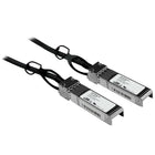 StarTech Câble SFP+ 10 à raccordement direct Twinax passif Ethernet Gigabit (10 GbE), compatible Cisco, 2m-Alternative économique aux modules à fibre optique
