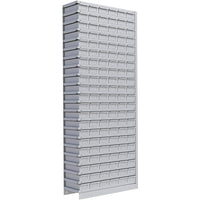Metalware – Étagère sans boulons RK933, 22 tablettes, 36 x 12 x 88 po, gris pâle-Système de tablettes ajustables offrant un espace de rangement solide, mais économique qui convient à vos besoins