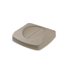 Rubbermaid - Rubbermaid Untouchable Waste Receptacle Swing Top Lid - Beige-Couvercle à bascule