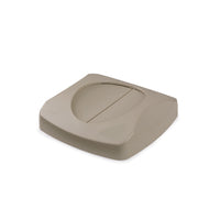 Rubbermaid - Rubbermaid Untouchable Waste Receptacle Swing Top Lid - Beige-Couvercle à bascule