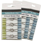 JAM Paper Fashion Design Binder Clips, vert et bl-1