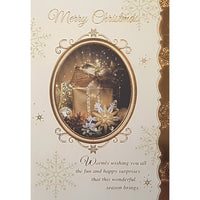 Rosedale - Cartes de souhaits avec enveloppes "Joyeux Noël" - 5-1/2 po x 8 po - Anglais - Paquet de 12-Carte de souhaits