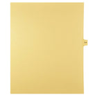 Markmaker - 25 tabs/PQT, 5 PQT/Boite, Intercalaires imprimes Legal, Chamois, 1/15th coupe| format lettre, sans trous, Numero 112-Intercalaires imprimes Legal