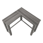Monarch Specialties - 3658 Table D'Appoint Console De Coin 36 po L - Gris-9