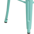 Tabouret de bar sans dossier de 30 po, intérieur/extérieur, vert menthe (ET-BT3503-30-MINT-GG)-Capacité de poids de 500 lb