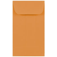 JAM Paper Enveloppes à monnaie nº 3, 2 1/2 x 4 1/4 po, enveloppe kraft, 1000/boîte-Matériau : Kraft