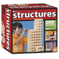 MindWare KEVA Pine Planks Contraptions Building Set-Créez des tunnels, des tours, des rampes et des chutes complexes avec cet outil STEM interactif !