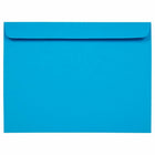  JAM Paper - Enveloppes Colourées pour catalogue de livrets 9 x 12 - Bleu recyclé - Paquet de 500-Enveloppe bleue