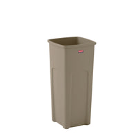 Déchets Rubbermaid Untouchable, Beige, 87 1/10L, 16,5" L x 15,5" W x 30,9" H-Durable et résistant aux fissures, même dans des conditions intérieures/extérieures difficiles.