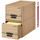 Système de rangement à tiroirs recyclé Bankers Box Stor/Drawer format Lettre-Panneaux de tiroir renforcés à l’avant et à l’arrière pour une meilleure durabilité.